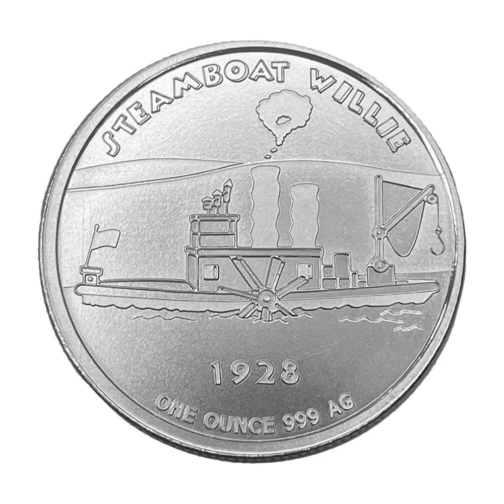 Steamboat Willie Captain Round – Wholesale Bullion Available